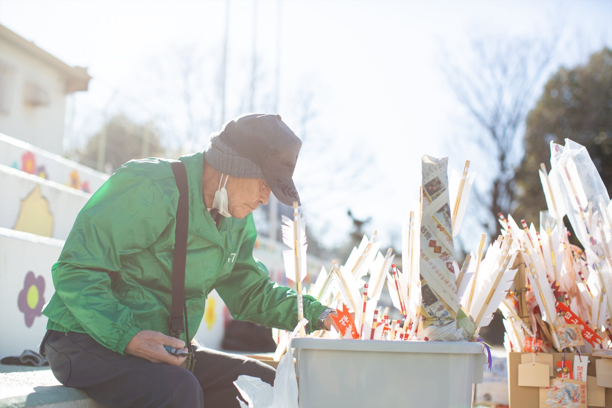 真福寺町内会のどんど焼きに１日密着-M13