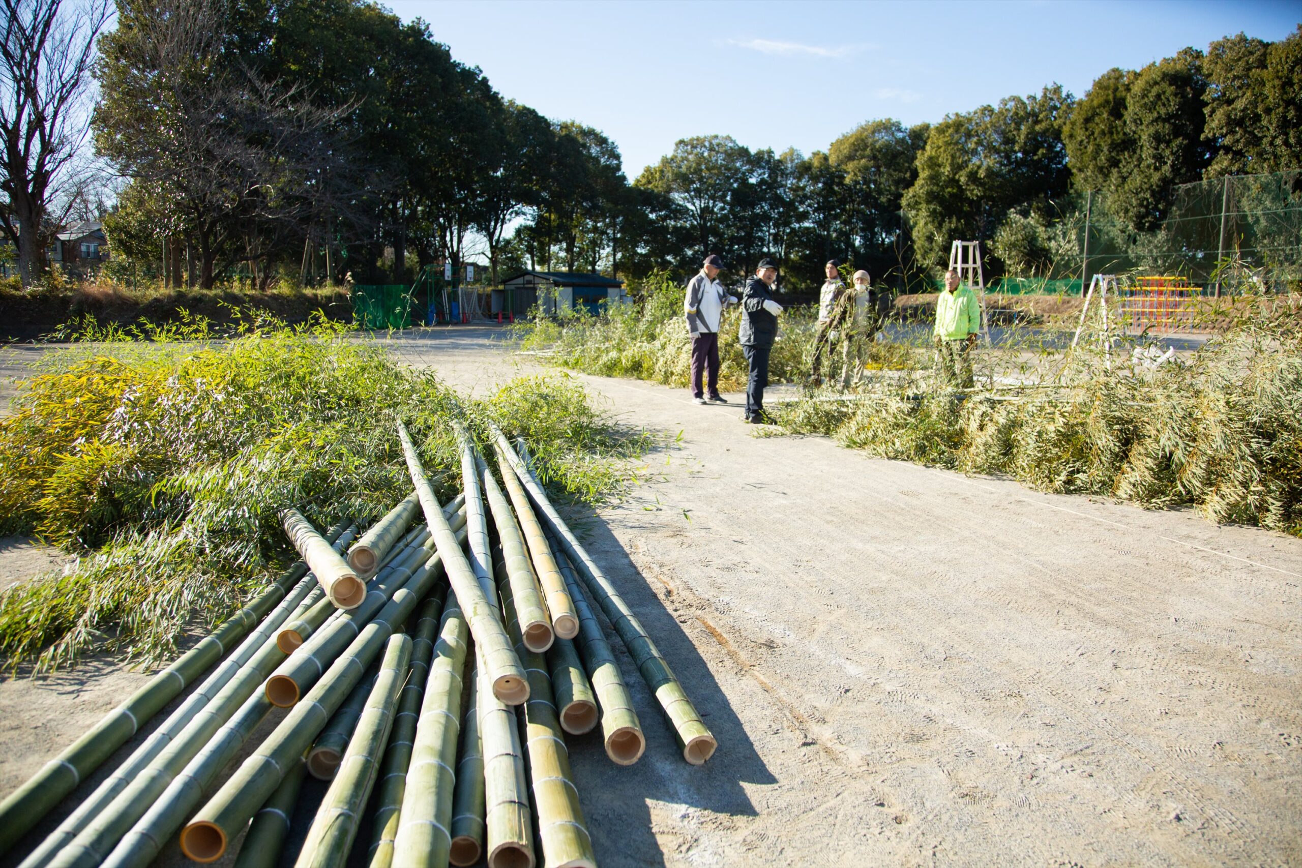 真福寺町内会のどんど焼きに１日密着-M2