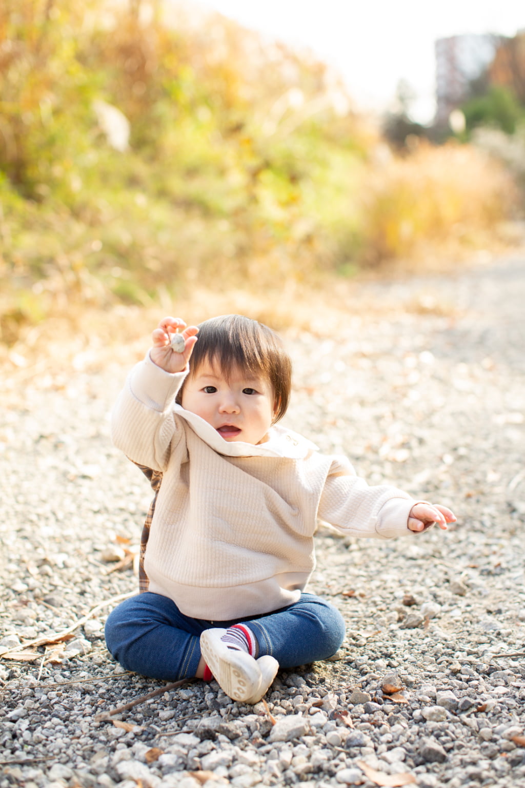 三兄妹で自由に楽しく散歩のような撮影を-M13